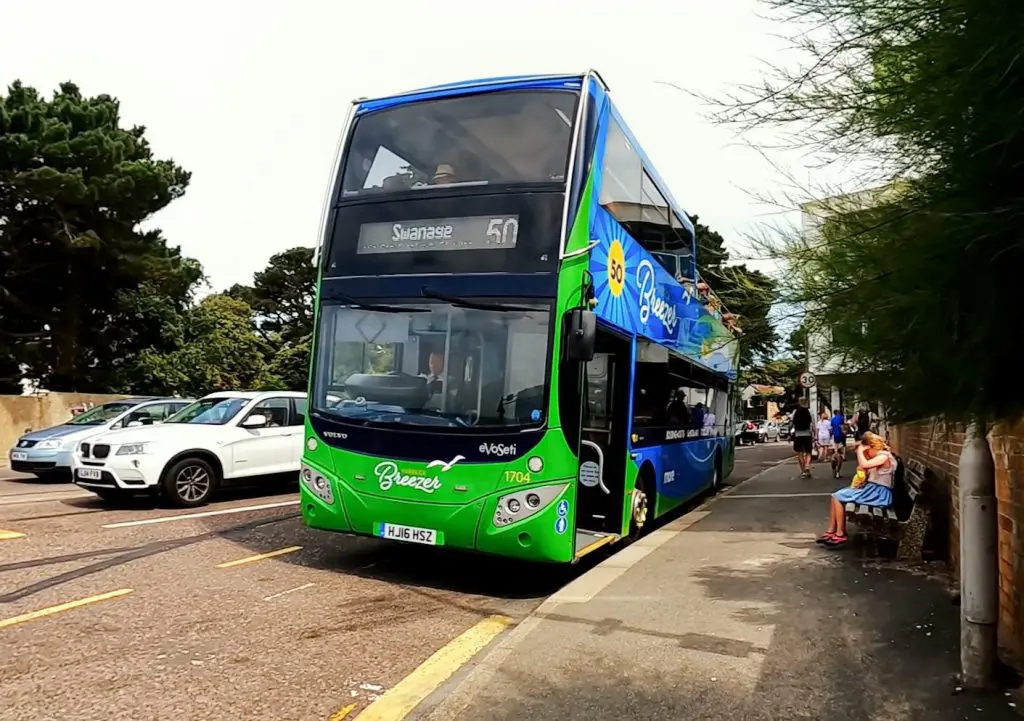 Breezer 50 bus from Bournemouth to Sandbanks