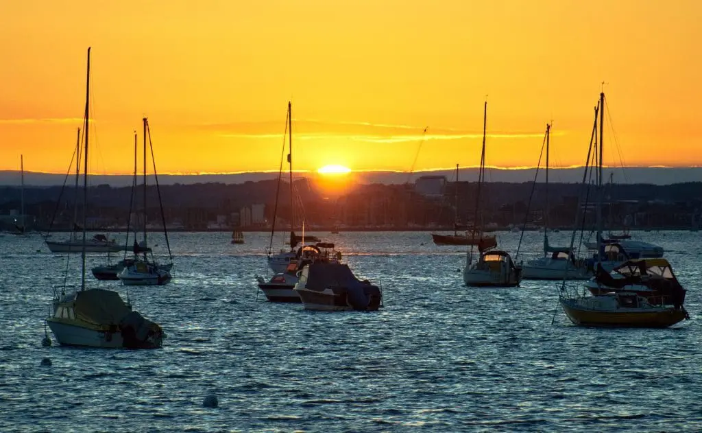 Sunsets over Sandbanks