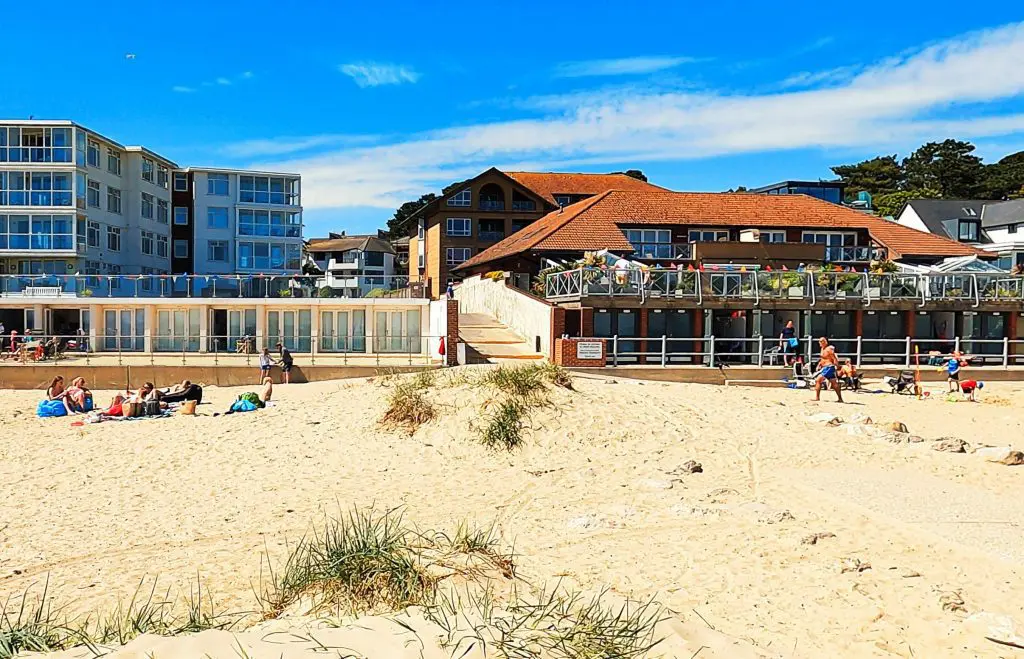 Footpath at the end of Sandbanks Beach
