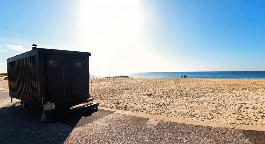 Saltwater Sauna at Sandbanks Beach Dorset