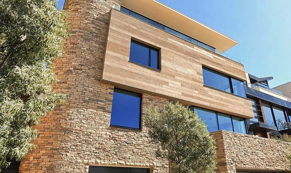 A blend of old and new. Each property is unique in form and character.