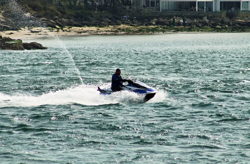 Jetskier in Poole Harbour