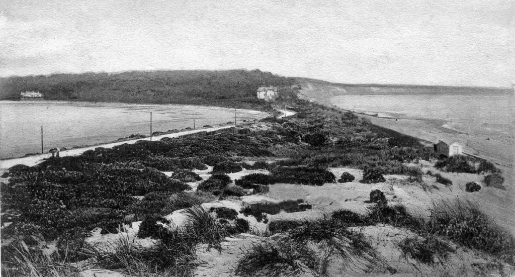 A view from the past. Sandbanks looks very different today!