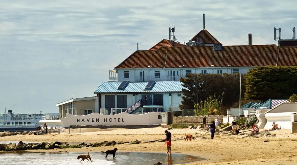 Cubs Beach - dog friendly and an ideal location for younger swimmers and family picnics