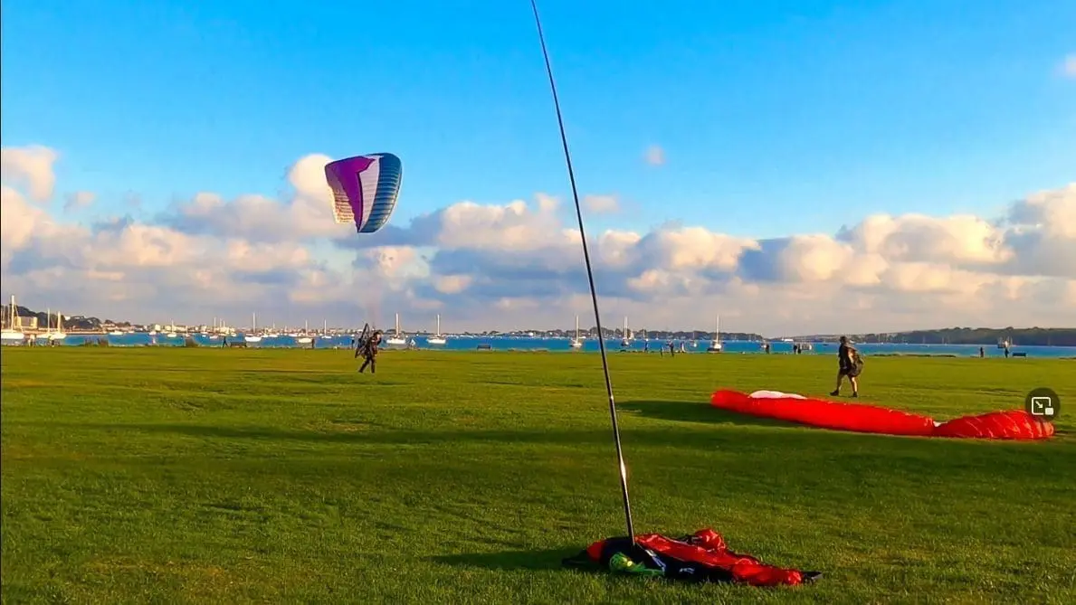 Powered Paragliding flight