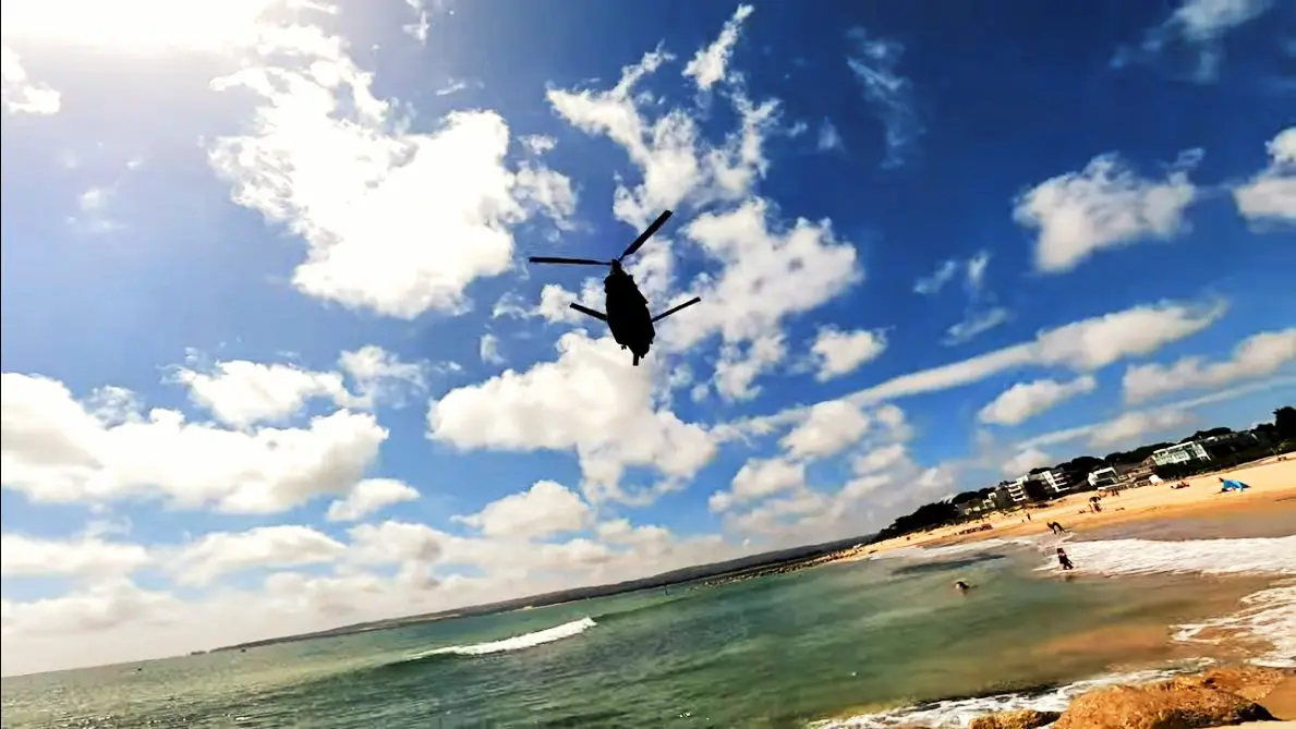 Chinook Low Flyover