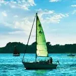 Boating on Sandbanks, Poole