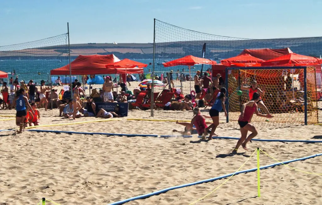 Beach Handball Championships at Sandbanks Beach