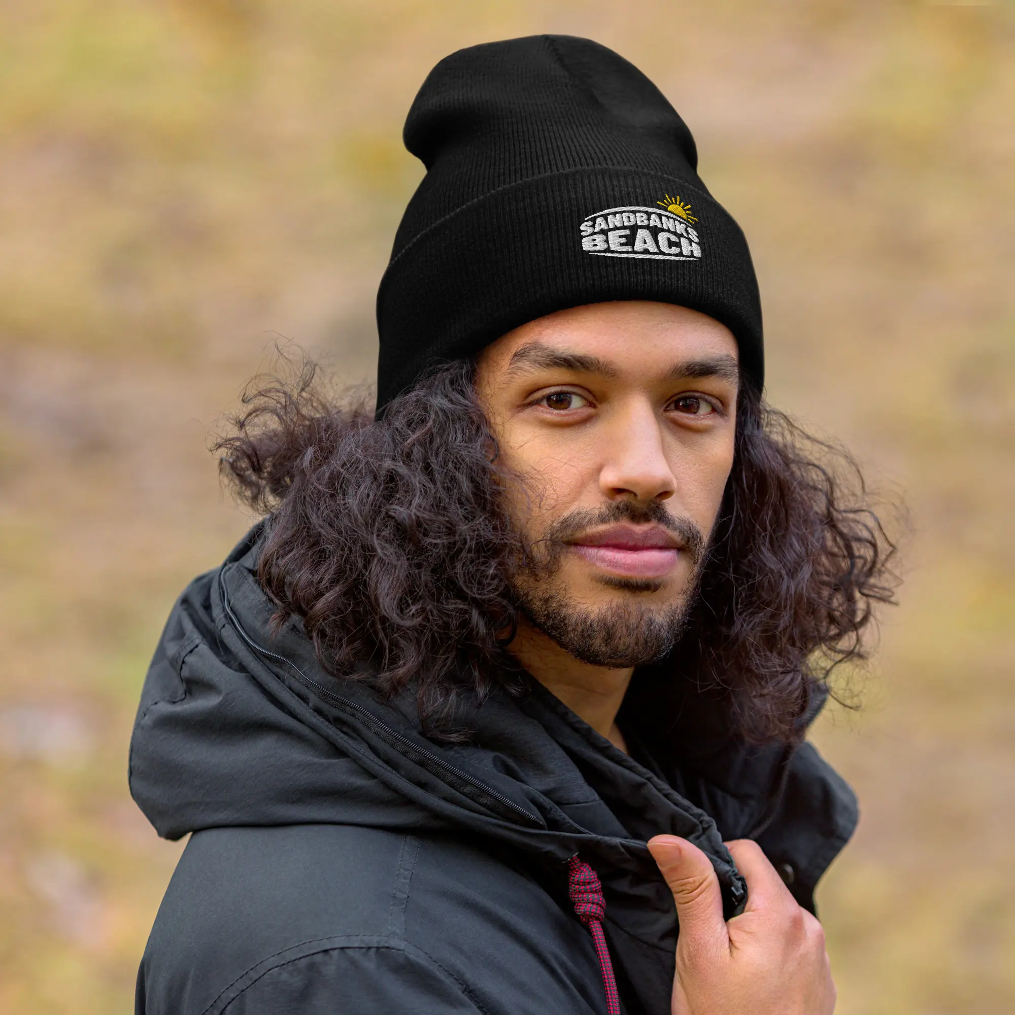 Sandbanks Sunrise Beanie – Black
