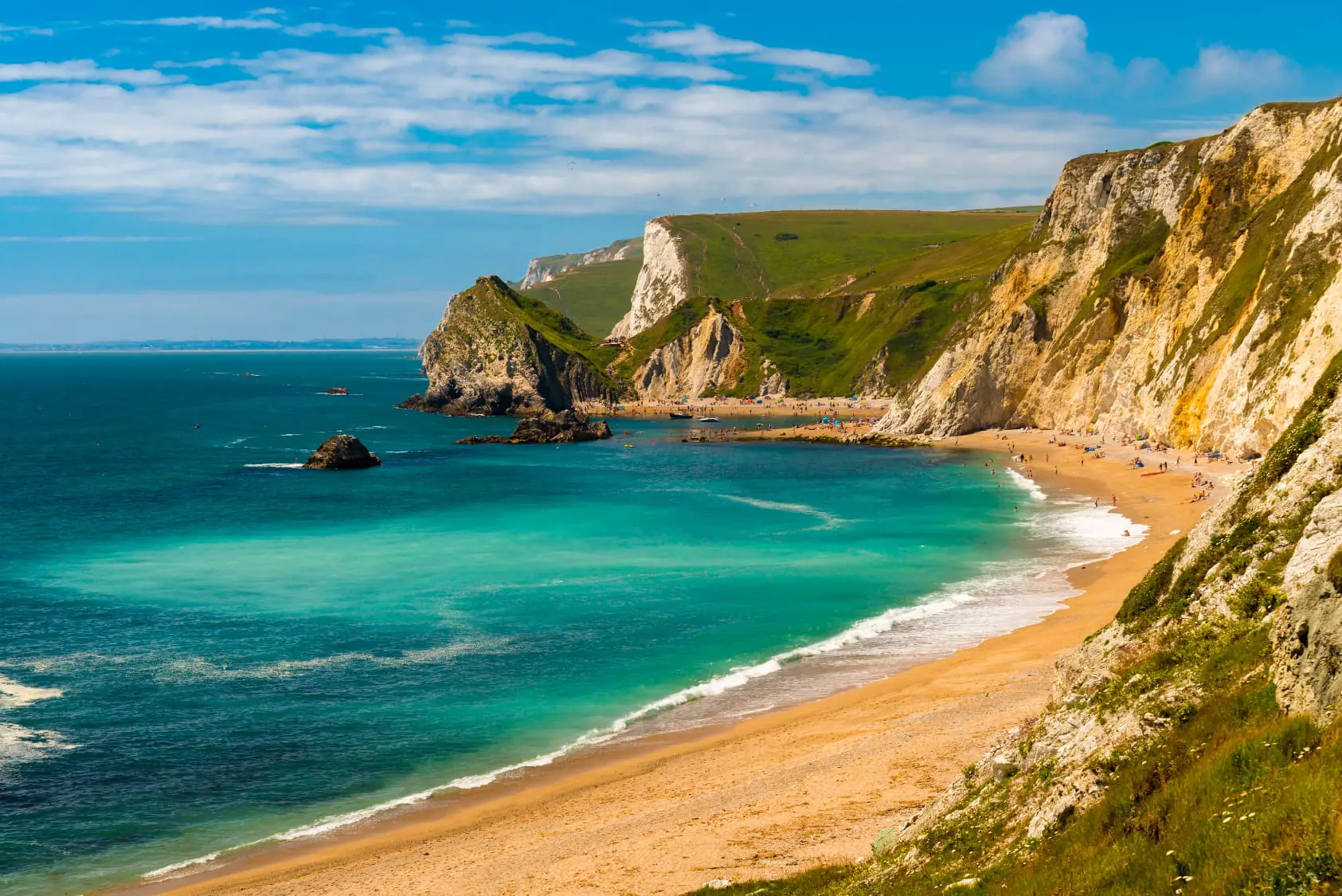 Jurassic coastline Lulworth, Durdle Door Dorset