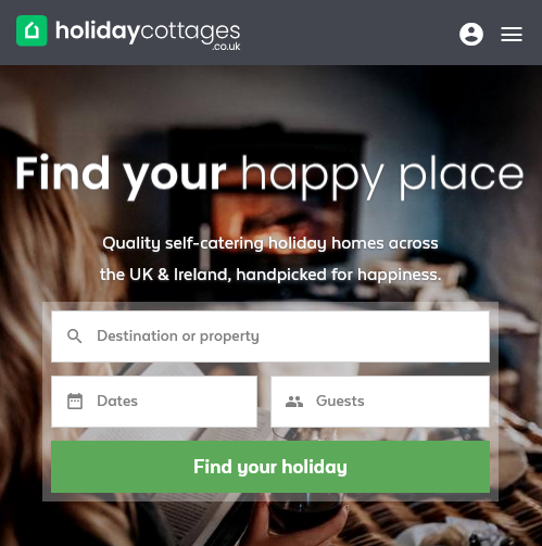 Holiday Cottages Mobile Advert