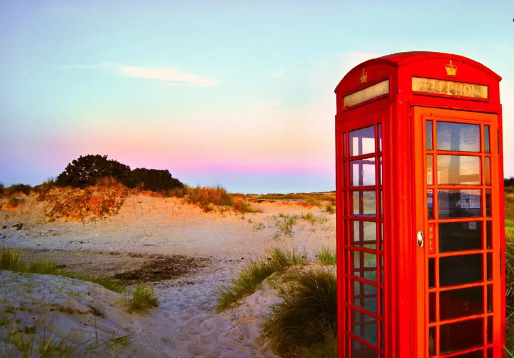 Big Red Phone Box