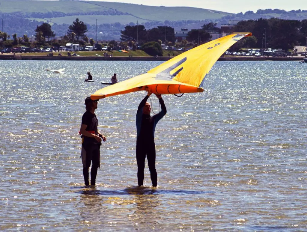 Yellow Wingsurfer Sandbanks