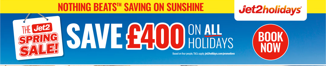 Travel Supermarket Horizontal Ad