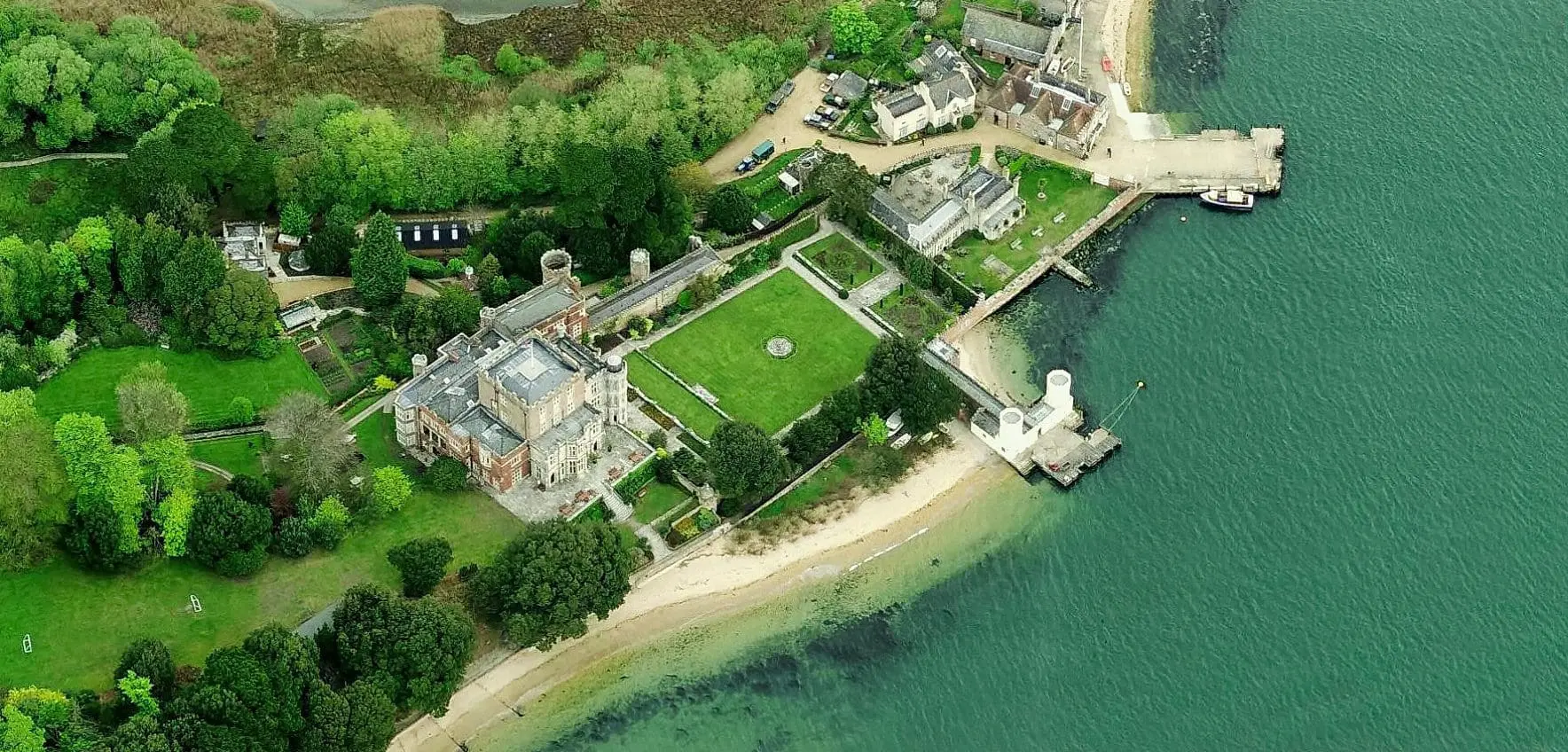 Brownsea Island Aerial View