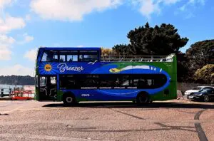 Purbeck Breezer Bus No. 50 to Sandbanks & Purbecks