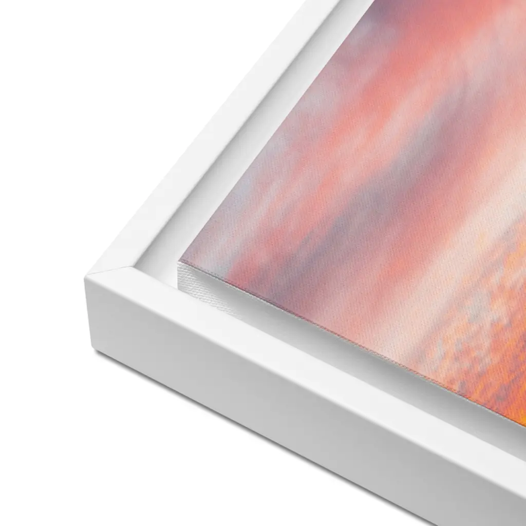 Sandbanks Sunset – Framed Canvas Wall Art