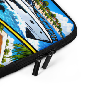 Sandbanks Millionaires Club 15-Inch Laptop Sleeve thumbnail