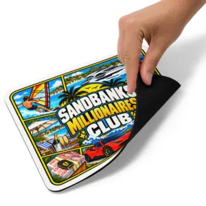 Sandbanks Millionaires Club Mouse Mat thumbnail