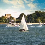 Yachts on the water - Sandbanks