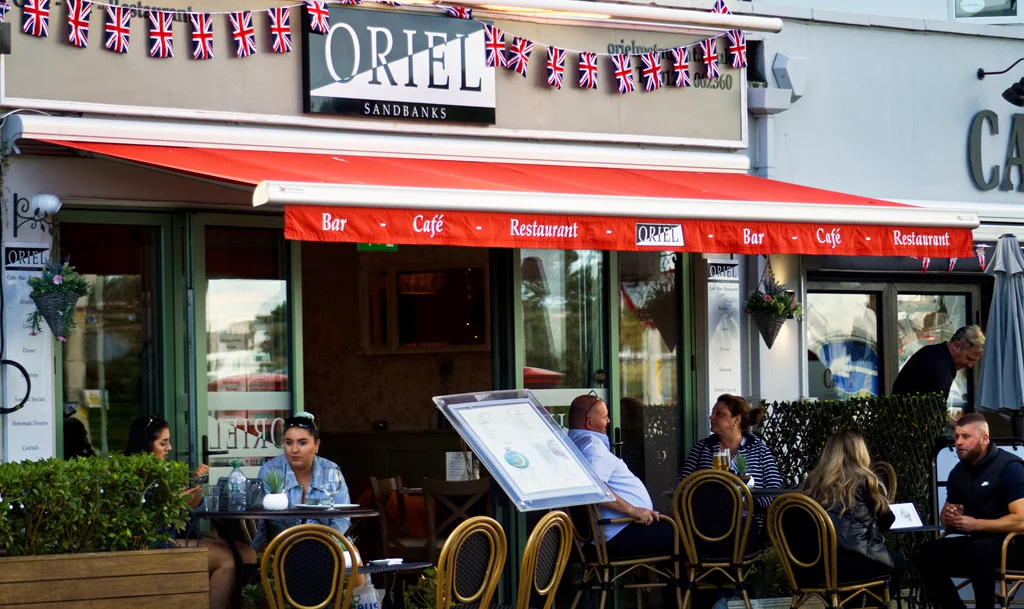 Oriel restaurant at Sandbanks