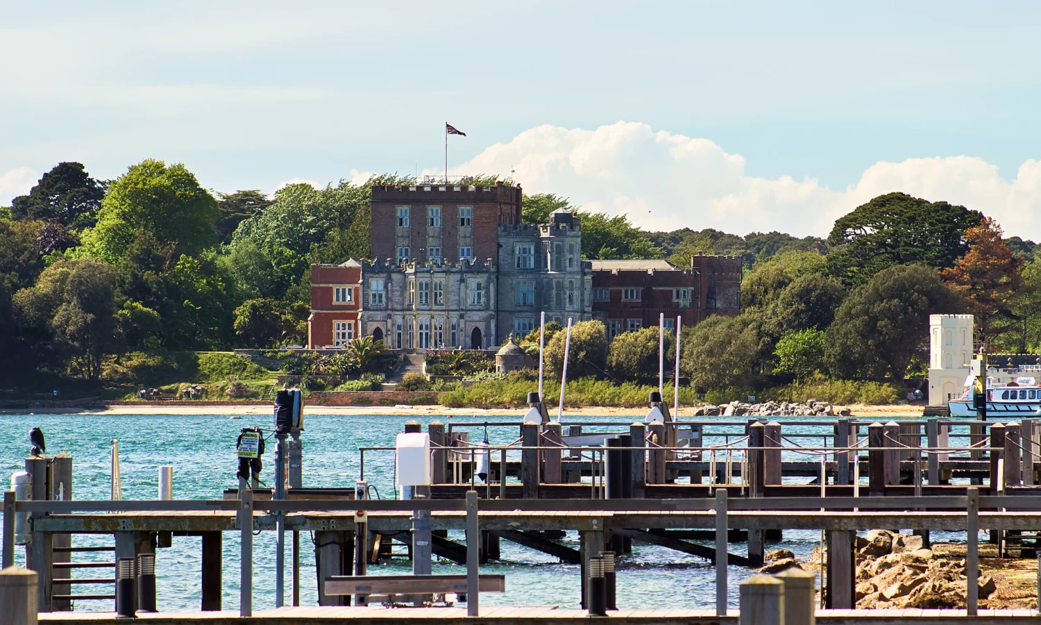 Brownsea Castle from Sandbanks