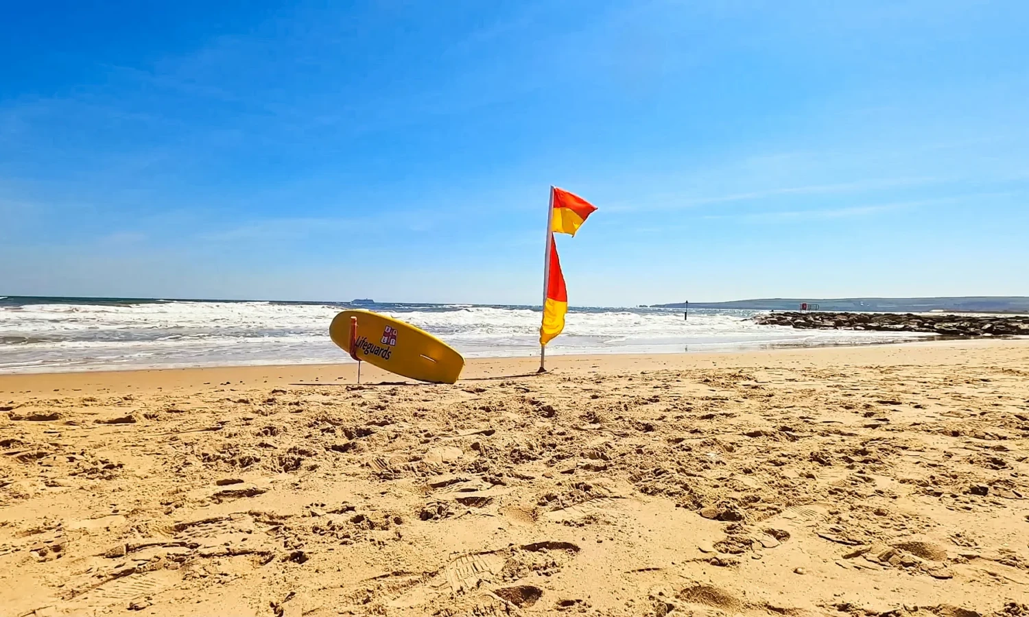 Lifeguards at Sandbanks