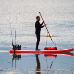 Paddleboarder at Sandbanks