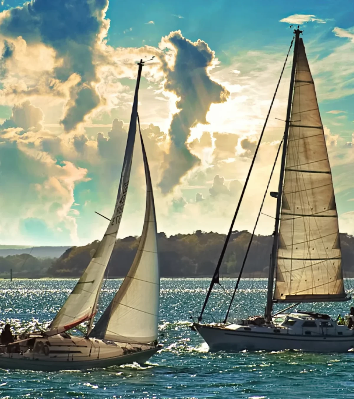 Two Yachts Kiss