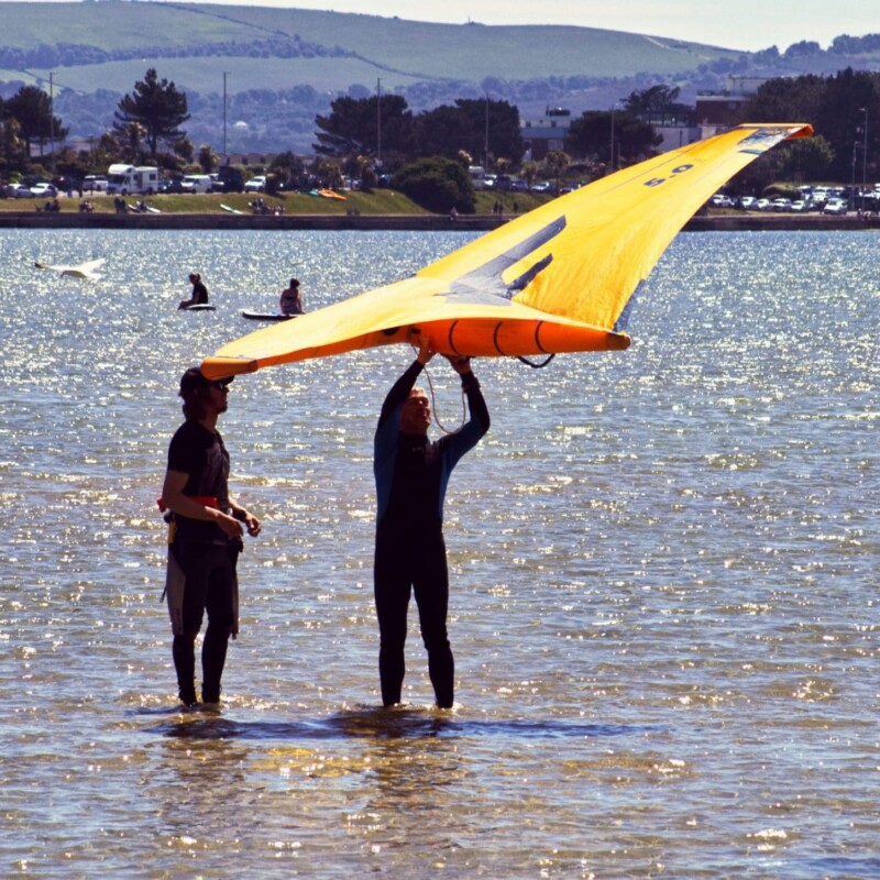 Yellow Wingsurfer Sandbanks