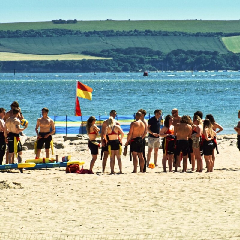 People gathering for Watersports