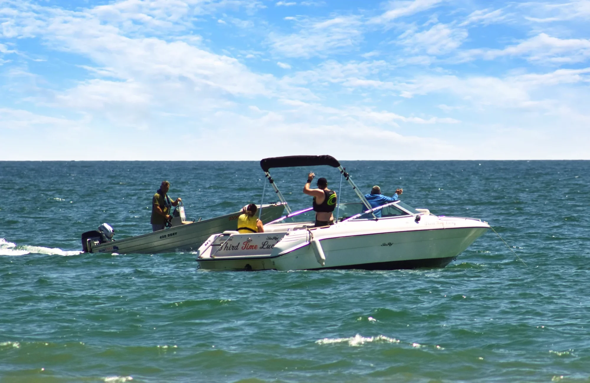 Boat trip on the Bay Sandbanks