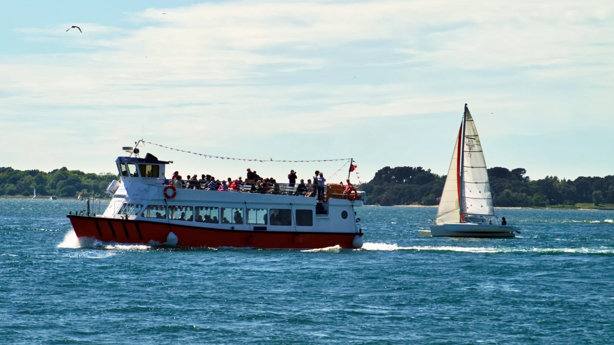 Ferry ride across Poole Harbour