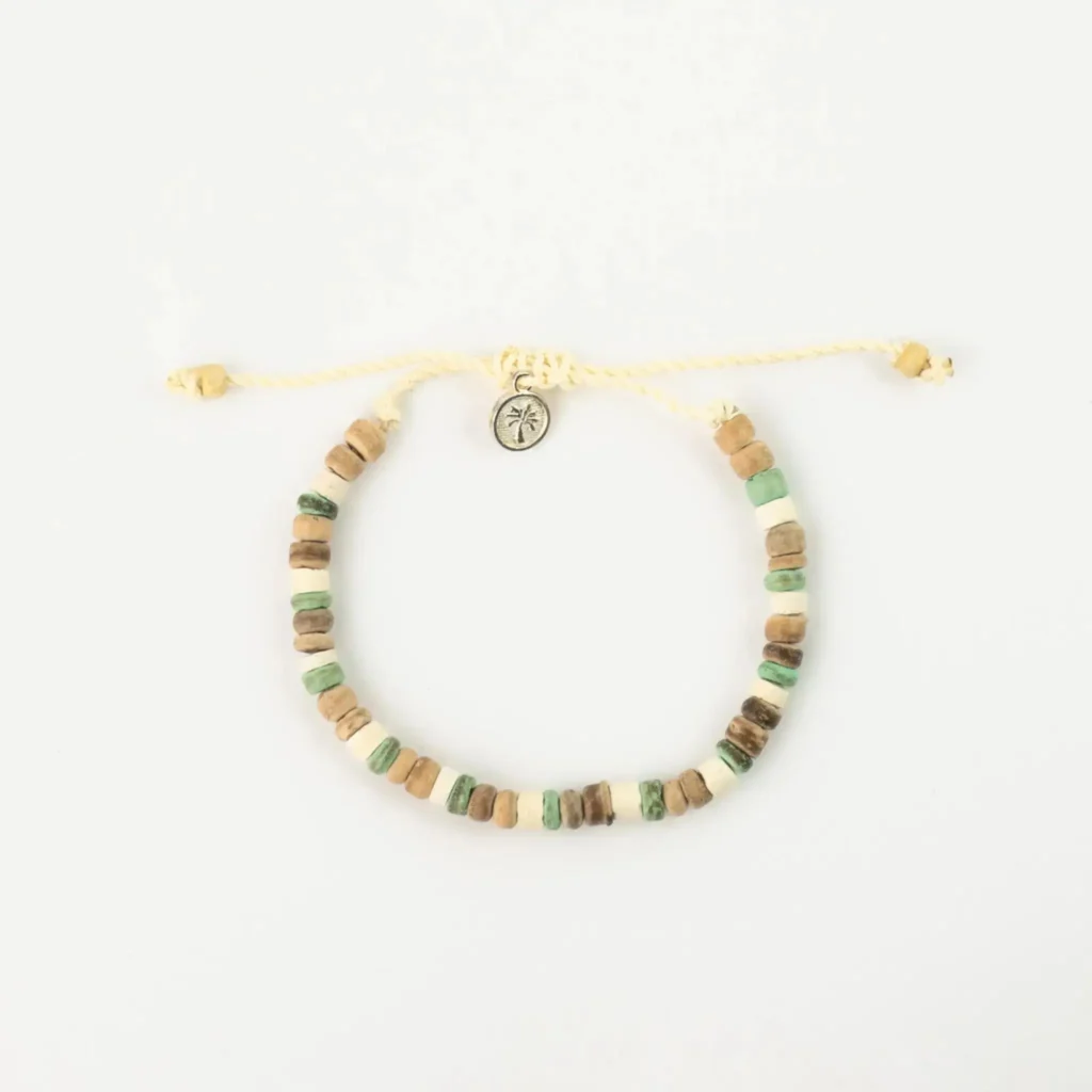 Laut Turquoise & Wood Beaded Bracelet 2