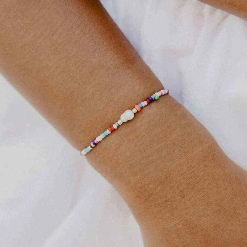 Matira Freshwater Pearl Beaded Bracelet