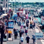 A busy Poole Quay in Summer