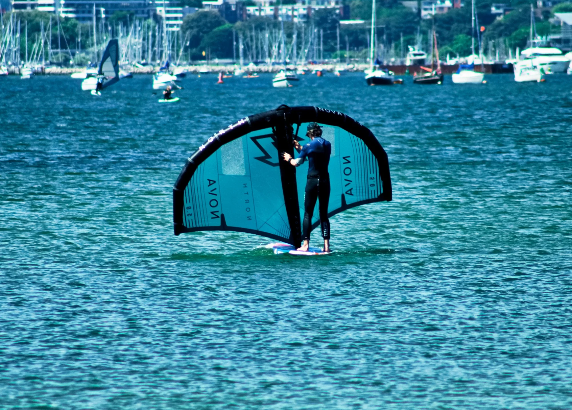Hydro foiling at Sandbanks Poole