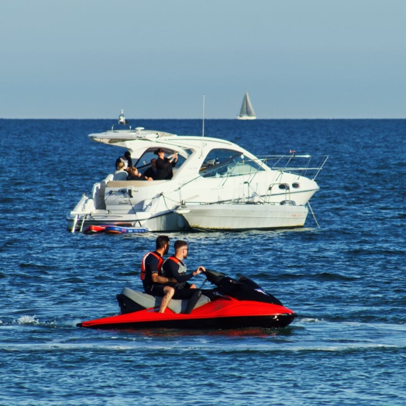 Yachts & Jet Ski’s at Sandbanks