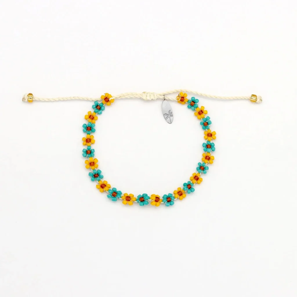 Kelopak Daisy Chain Beaded Bracelet 6