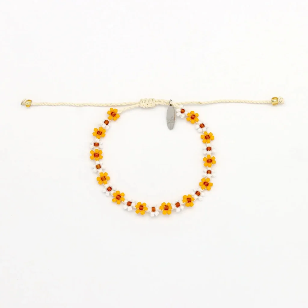 Kelopak Daisy Chain Beaded Bracelet 9