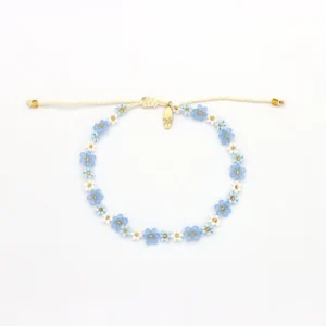 Mohala Flower Beaded Anklet 5 Thumb