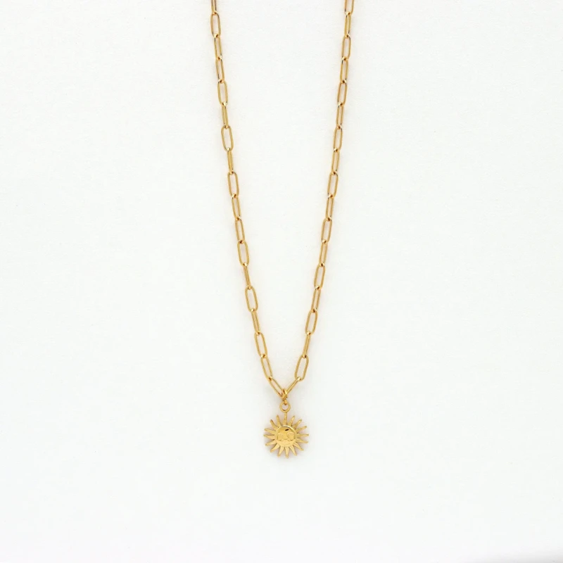 Sun Charm Necklace