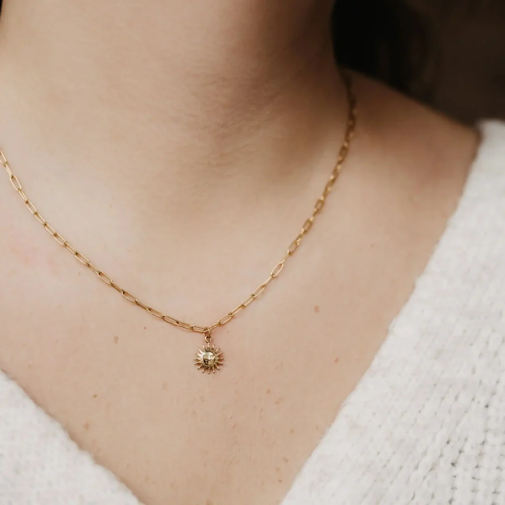 Sun Charm Necklace 4