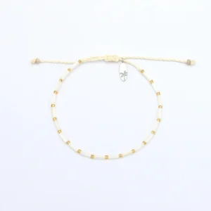 Sun Rays Mixed Bead & Shell Bracelet Set 3 Thumb
