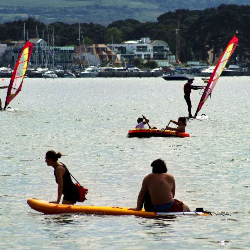 Windsurfing & Paddleboarding at Sandbanks