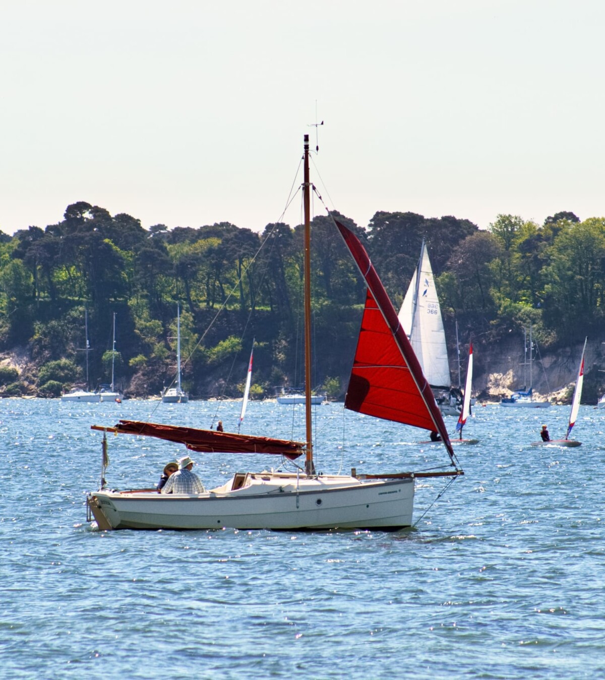 Boating on Poole Bay
