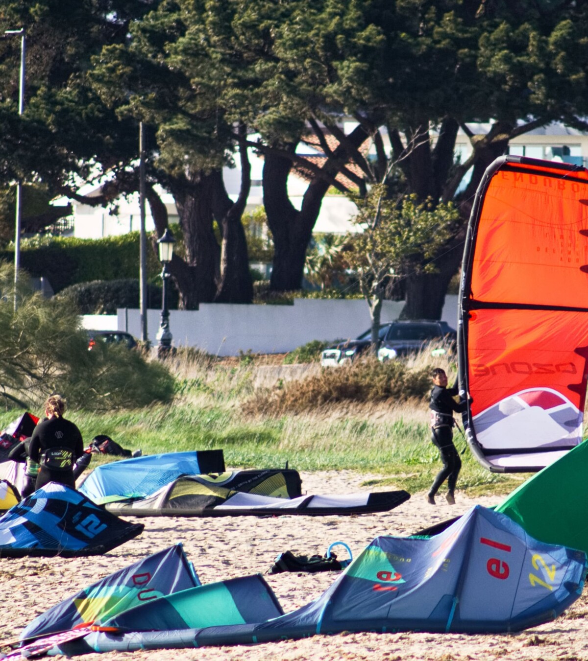 Watersports Enthusiasts at Sandbanks