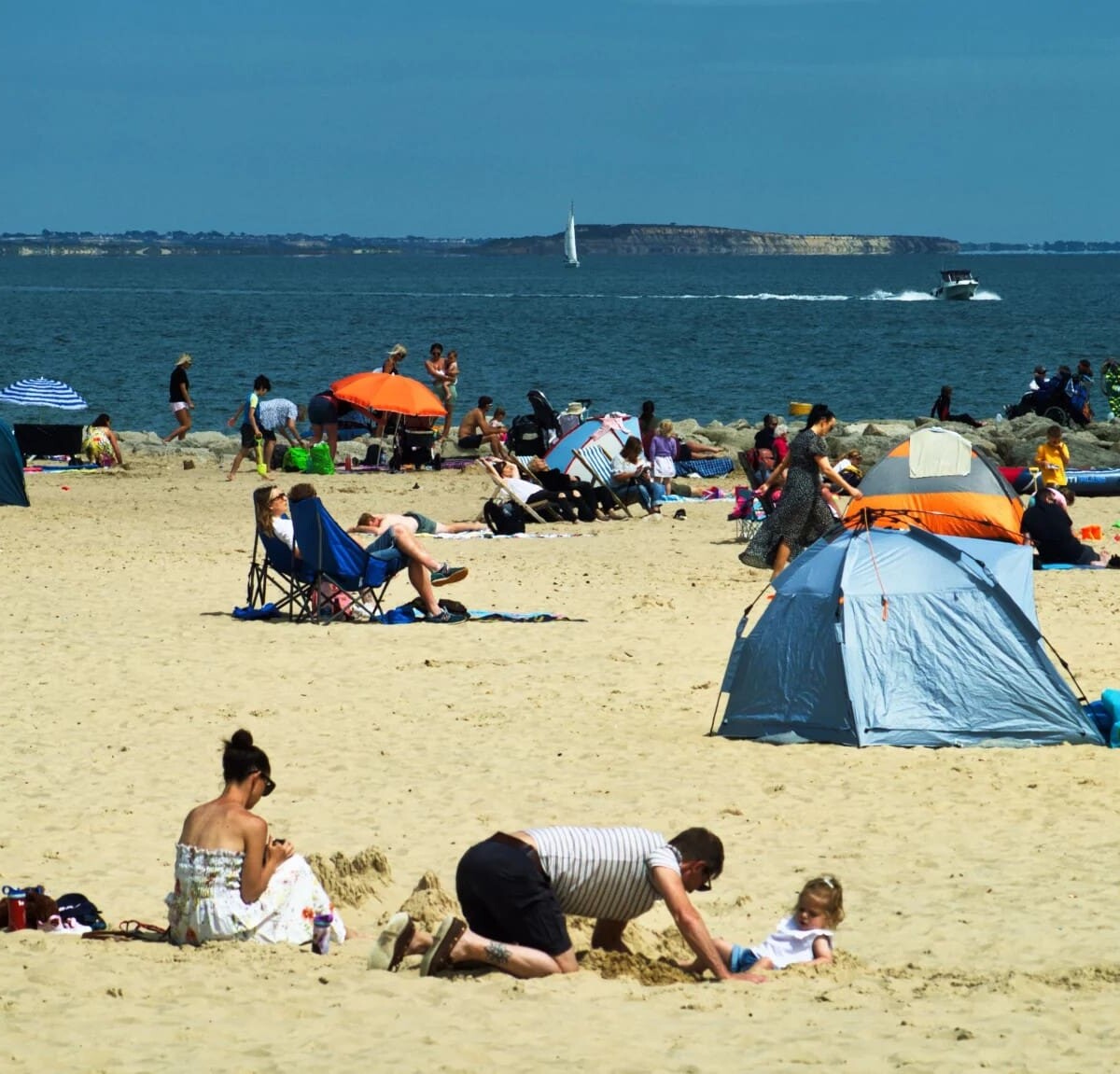 Nothing beats relaxing on Sandbanks Beach!