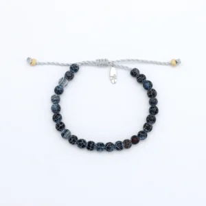 Bueng Kan Dark Beaded Stone Bracelet Set 7 Thumb