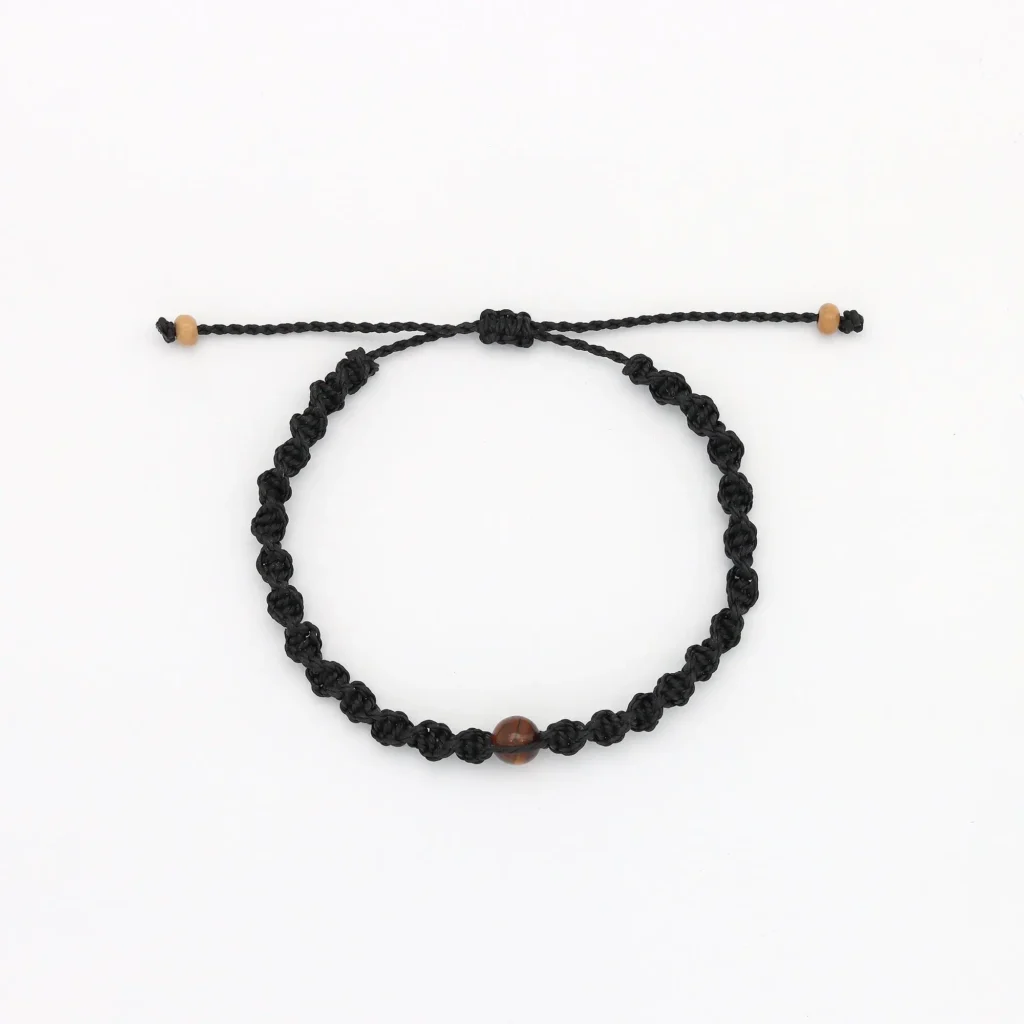 Bueng Kan Dark Beaded Stone Bracelet Set 8